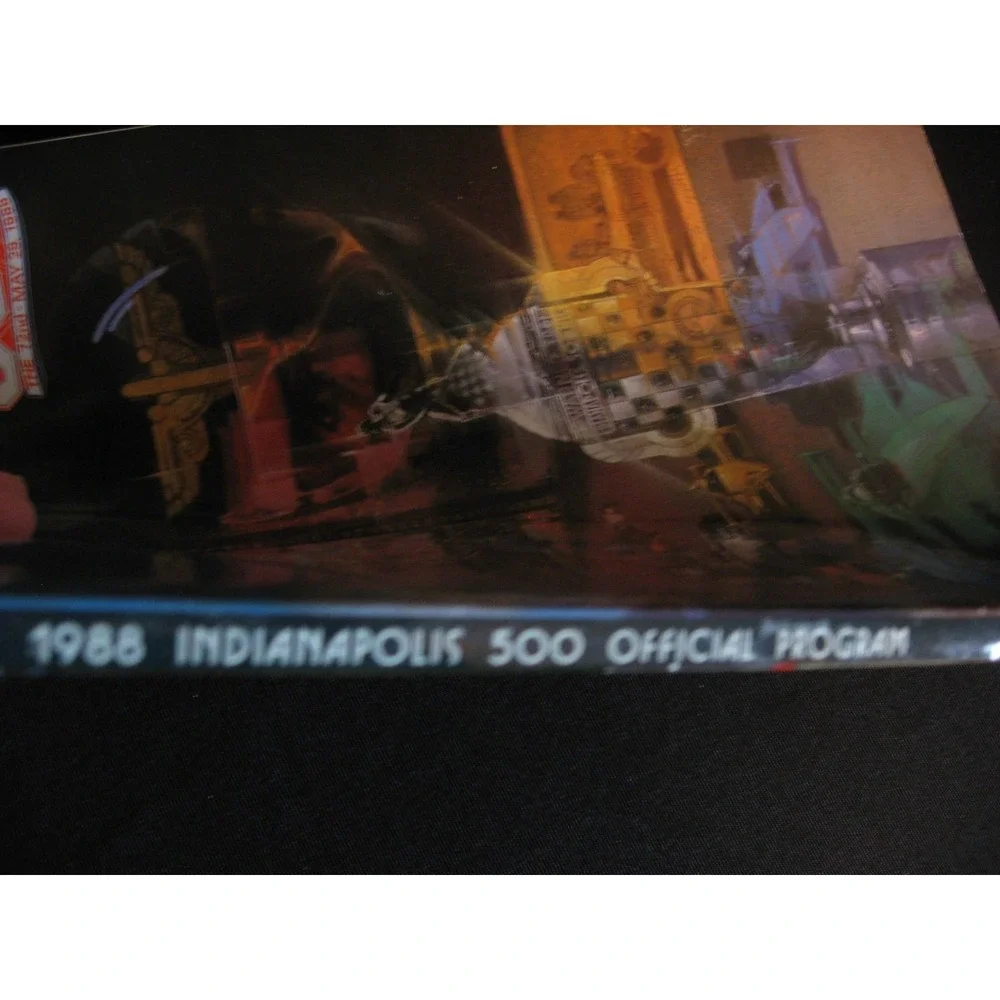 MINT 1988 INDIANAPOLIS 500 OFFICIAL PROGRAM 72ND MAY 29, 1988